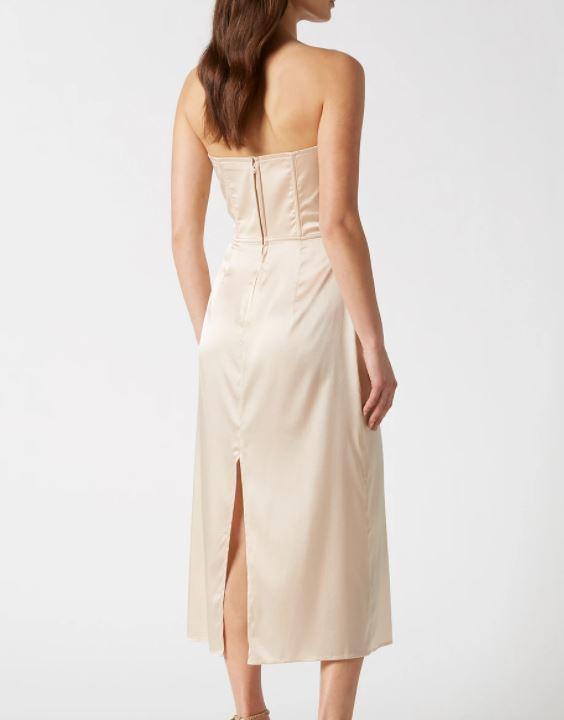 Scanlan Theodore Silk Bustier Slip Nude Size 6 photo 2