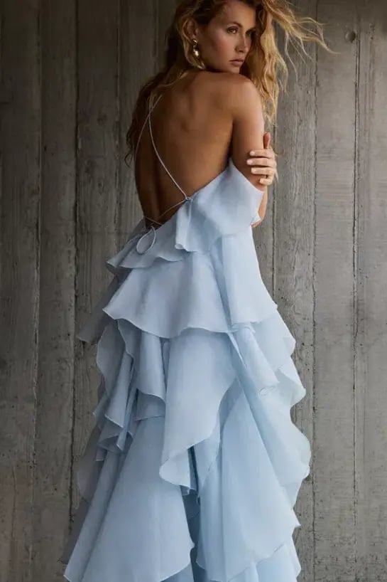 Aje Pandorea Blue Maxi Dress Size 10 photo 7