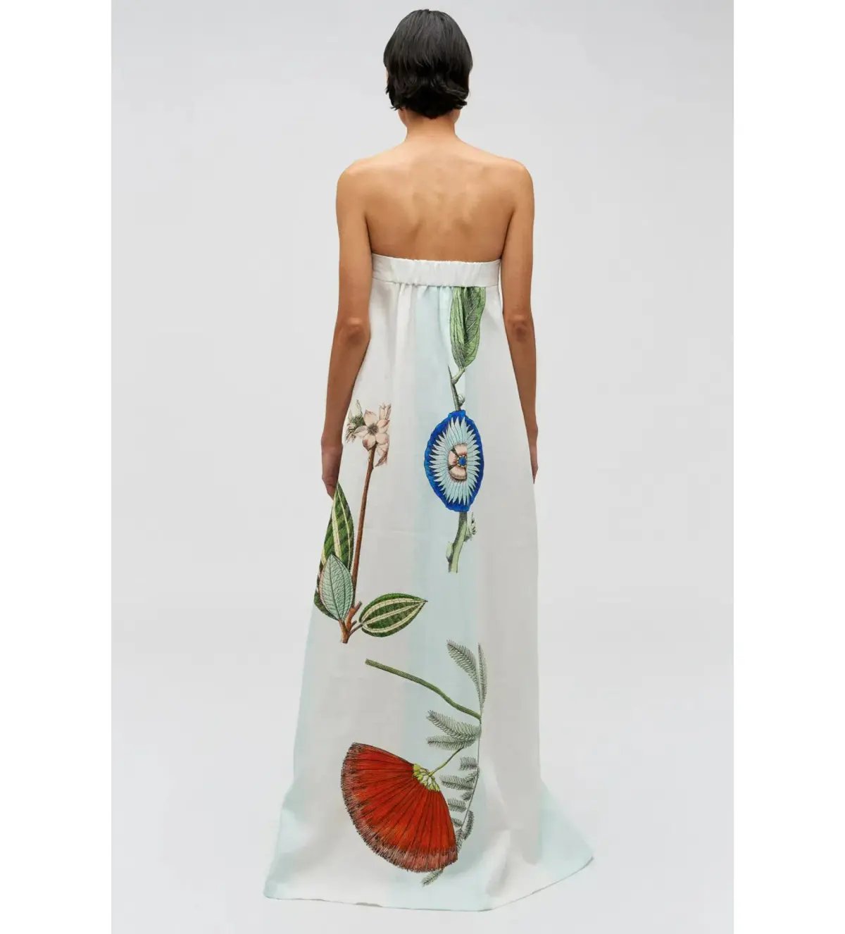 Oroton Grand Floral Gown Print Size AU 10 photo 2
