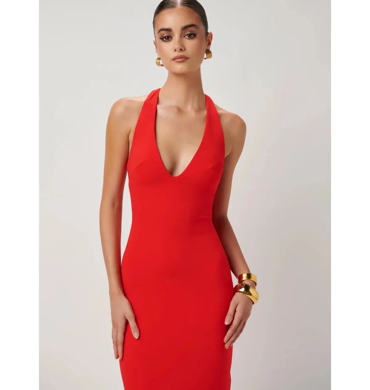 Effie Kats Eiza Gown in Cherry Red Size S / AU 8 photo 2