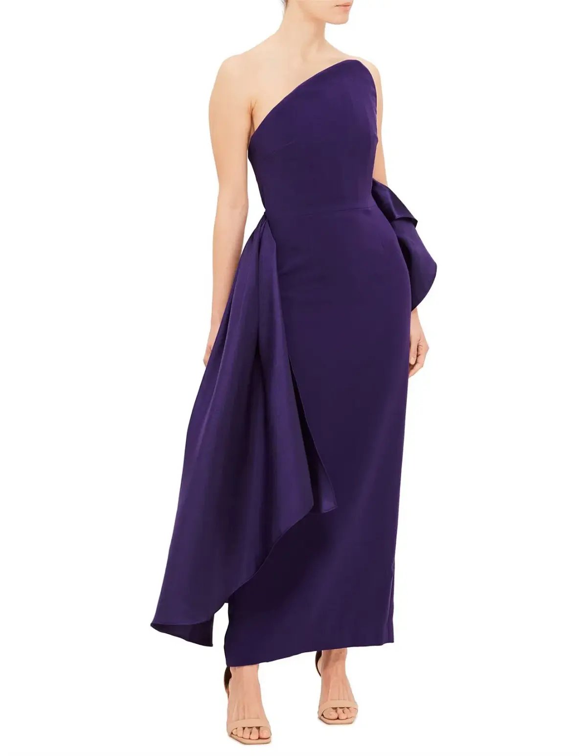 Solace London Nala Midi Dress Purple Size Au 10 photo 2