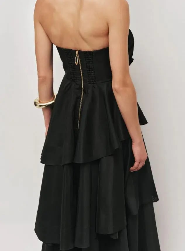 Aje Selestia Gown in Black Size 10 photo 2