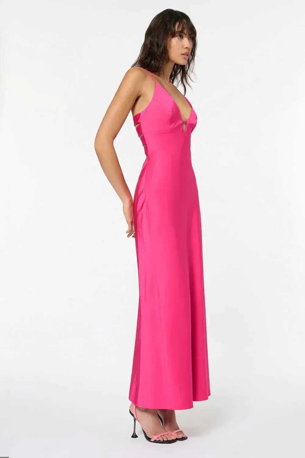 Manning Cartell Time To Shine Slip Dress Pink Size 8 photo 2