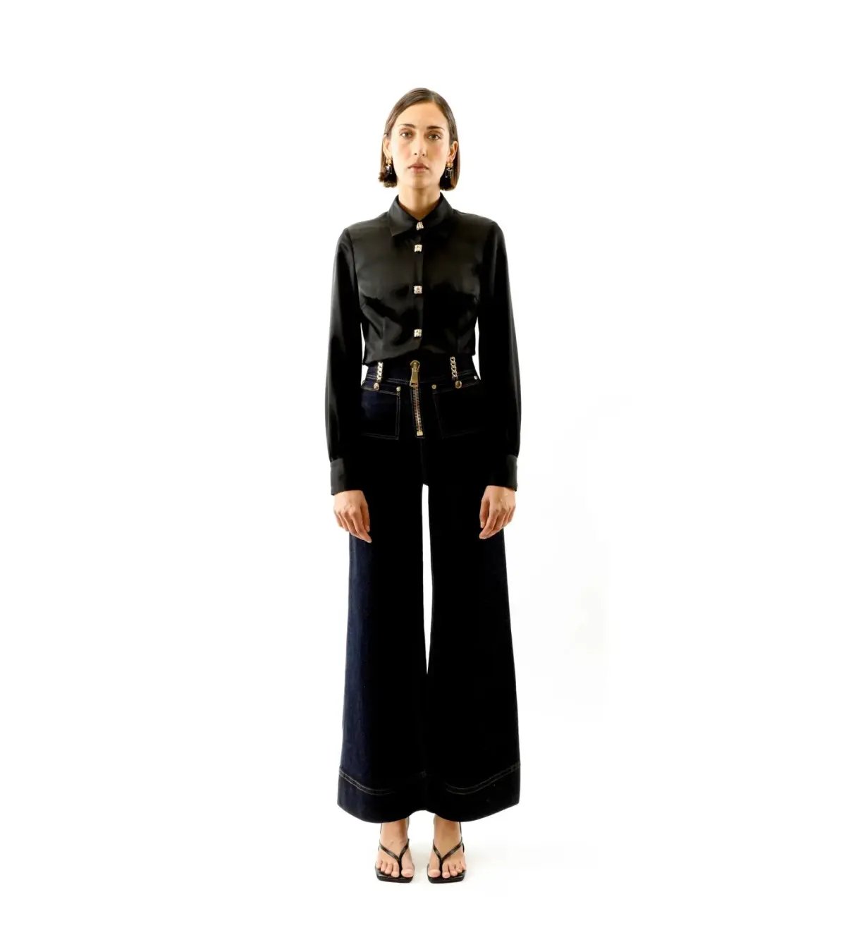 ALICE By Alice McCall Kate Blouse Black Size AU 12 photo 2