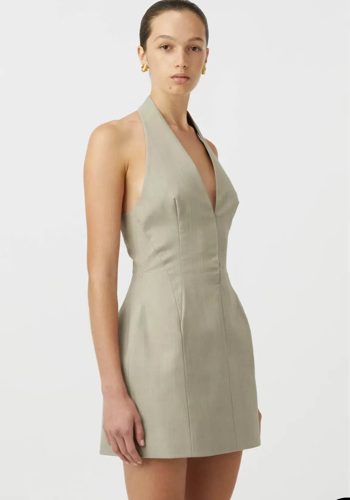 Camilla and Marc Pompidou Mini Dress Light Brown Size 10 photo 5