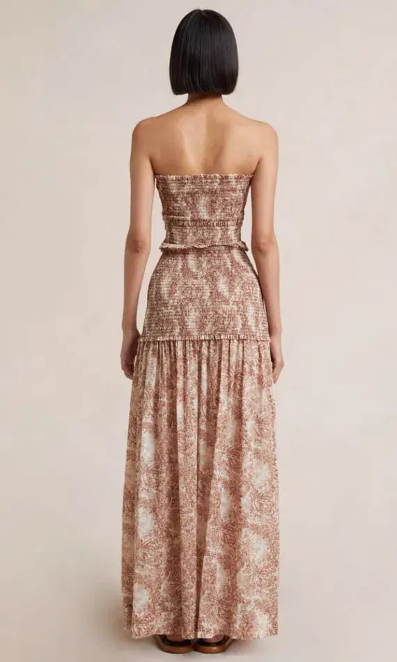 Bec & Bridge Gloria Maxi Dress in Brown Size 10 photo 4