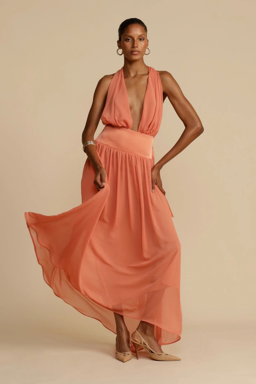 Arcina Ori Serena Dress - Coral photo 4