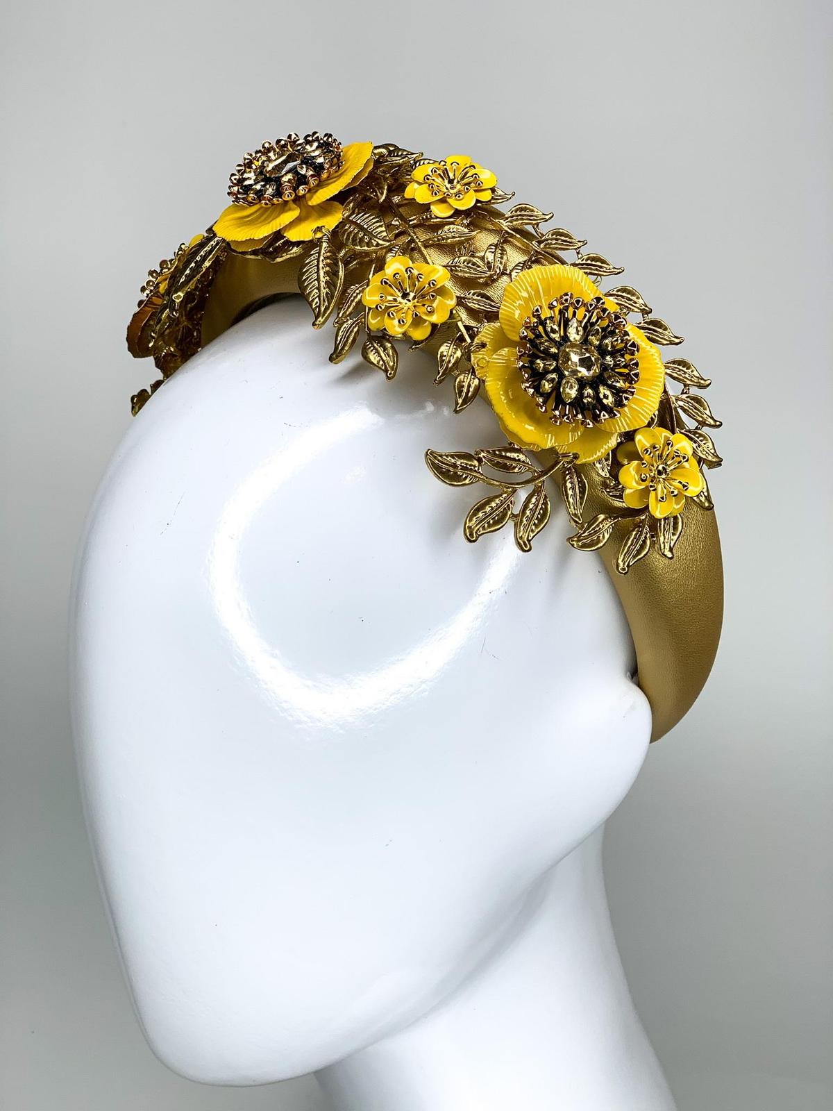 Halo & Rose Impromptu Princess headband yellow photo 4
