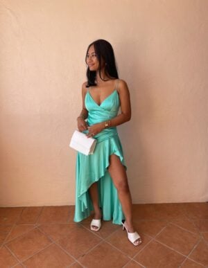 Bardot Sorella Midi Dress Aqua photo 3