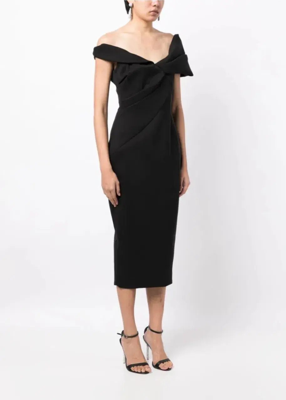 Rachel Gilbert Matteo Dress Black Size 6 / AU 18 photo 2