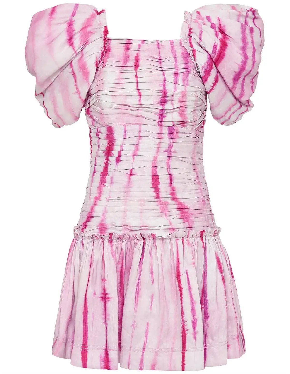 AJE Introspect Butterfly Mini Dress Ripple Tie Dye Size 10 photo 4