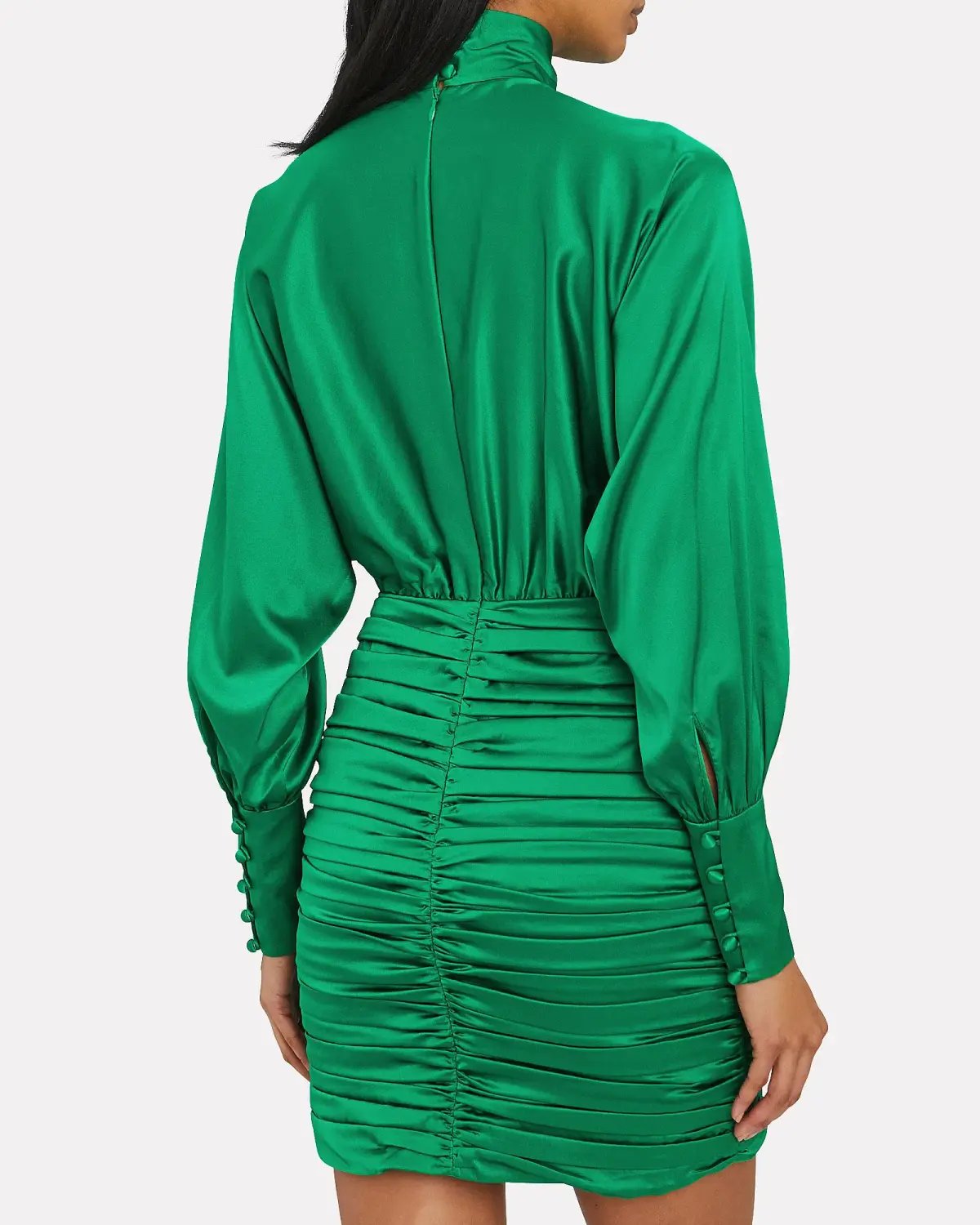 Retrofete Barbara Dress in Emerald Green Size M/AU 10 photo 2