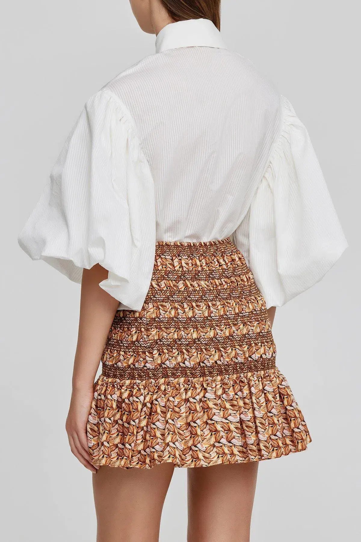 Acler Kyle Skirt Brown Size 8 photo 2