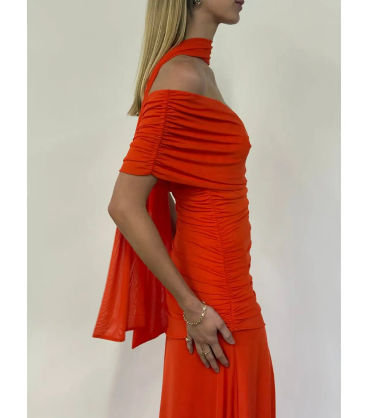 By Nicola Fiesta Off-Shoulder Maxi Dress in Fiesta Size AU 6 photo 2