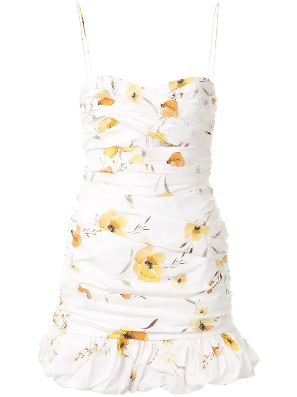 Bec & Bridge Colette Mini Dress White/Floral Size 8 photo 4