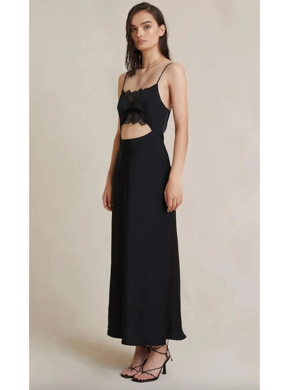Bec & Bridge Valerie Midi Dress Black Size AU 6 photo 2