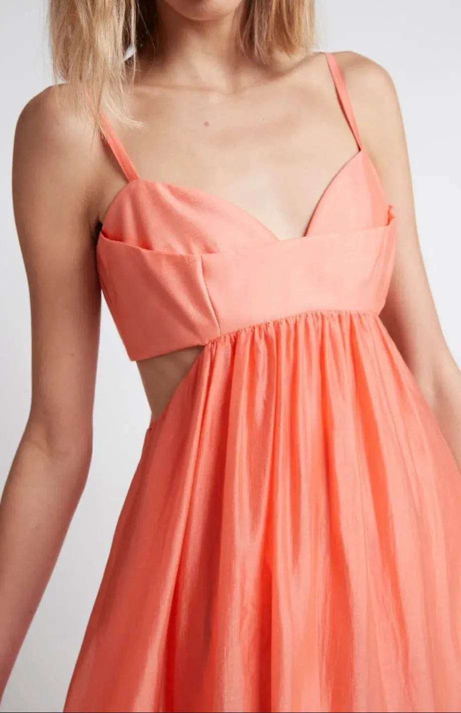 Sheike Grace Midi Dress Peach Size 8 / S photo 2