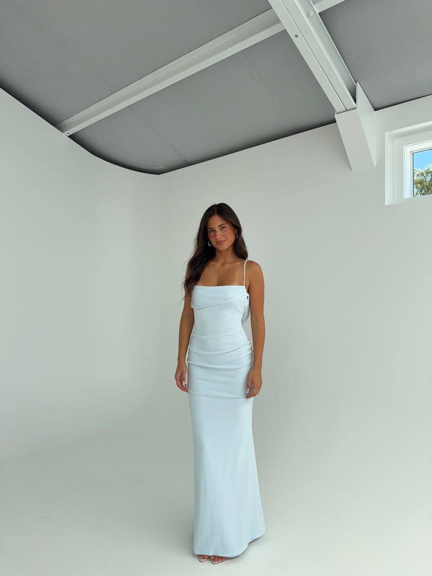 Effie Kats Havilland Gown Baby Blue photo 4