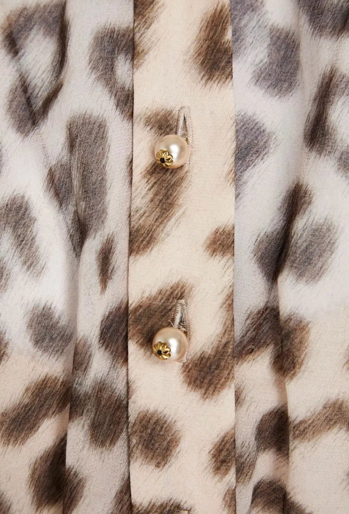 Zimmermann Gathered Cotton and Silk Blend Mini Dress Leopard Print Size 0P / AU 6 photo 3