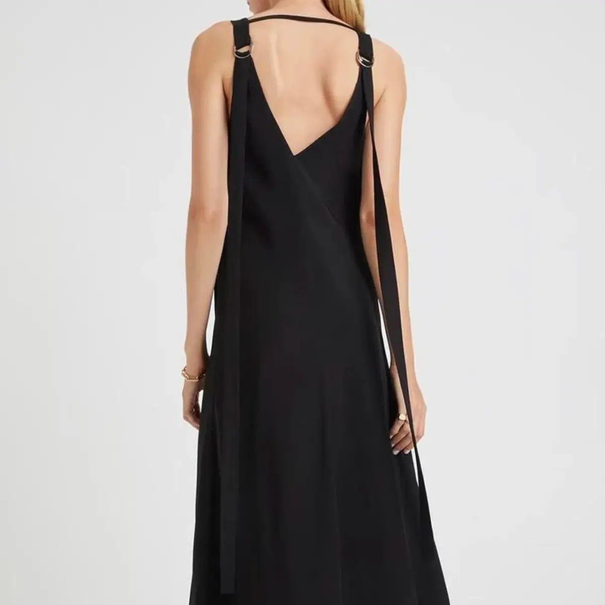Lee Mathews Didion Dress Black Size 4 / AU 14 photo 3