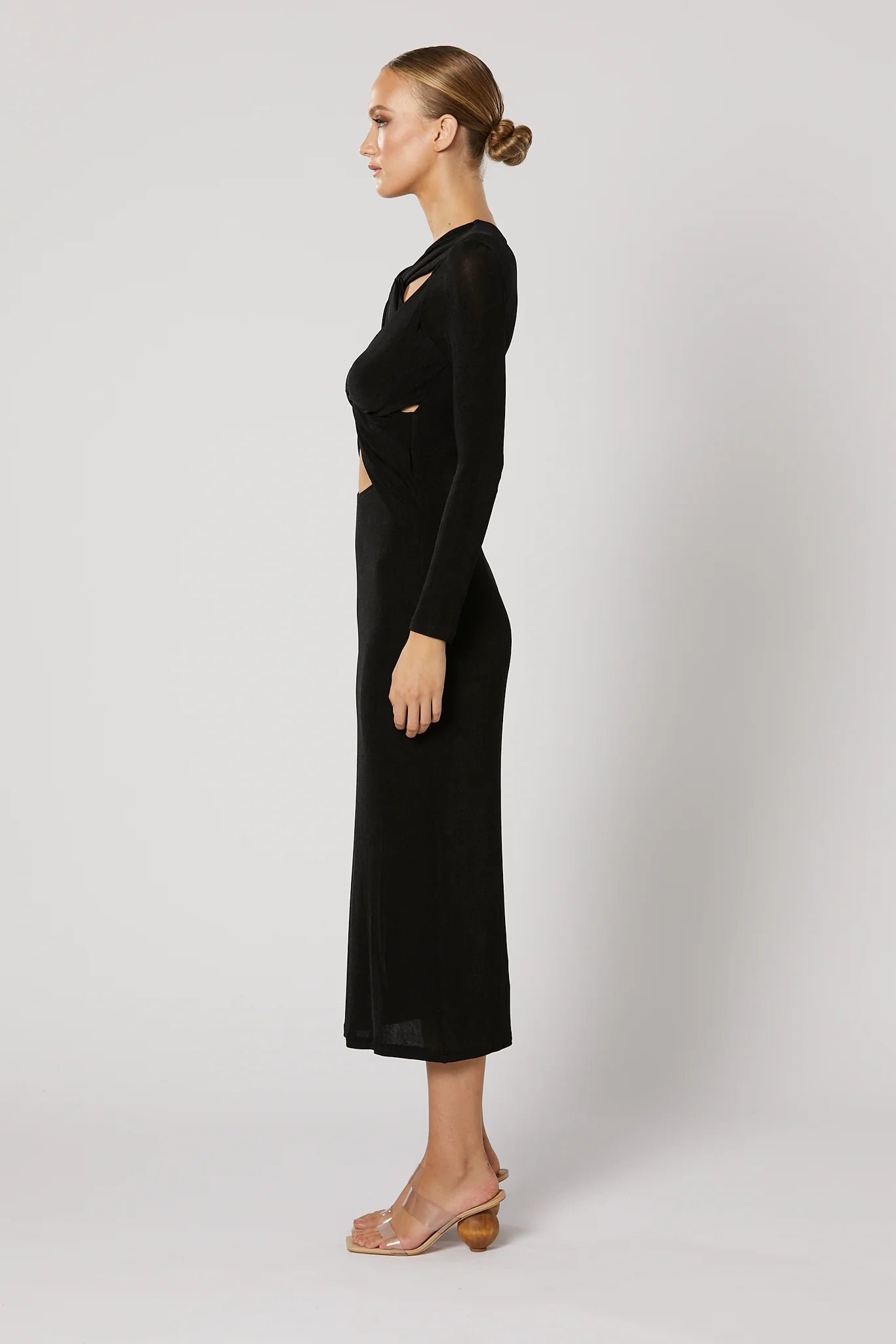 WINONA ITHACA CUT OUT DRESS - BLACK photo 7