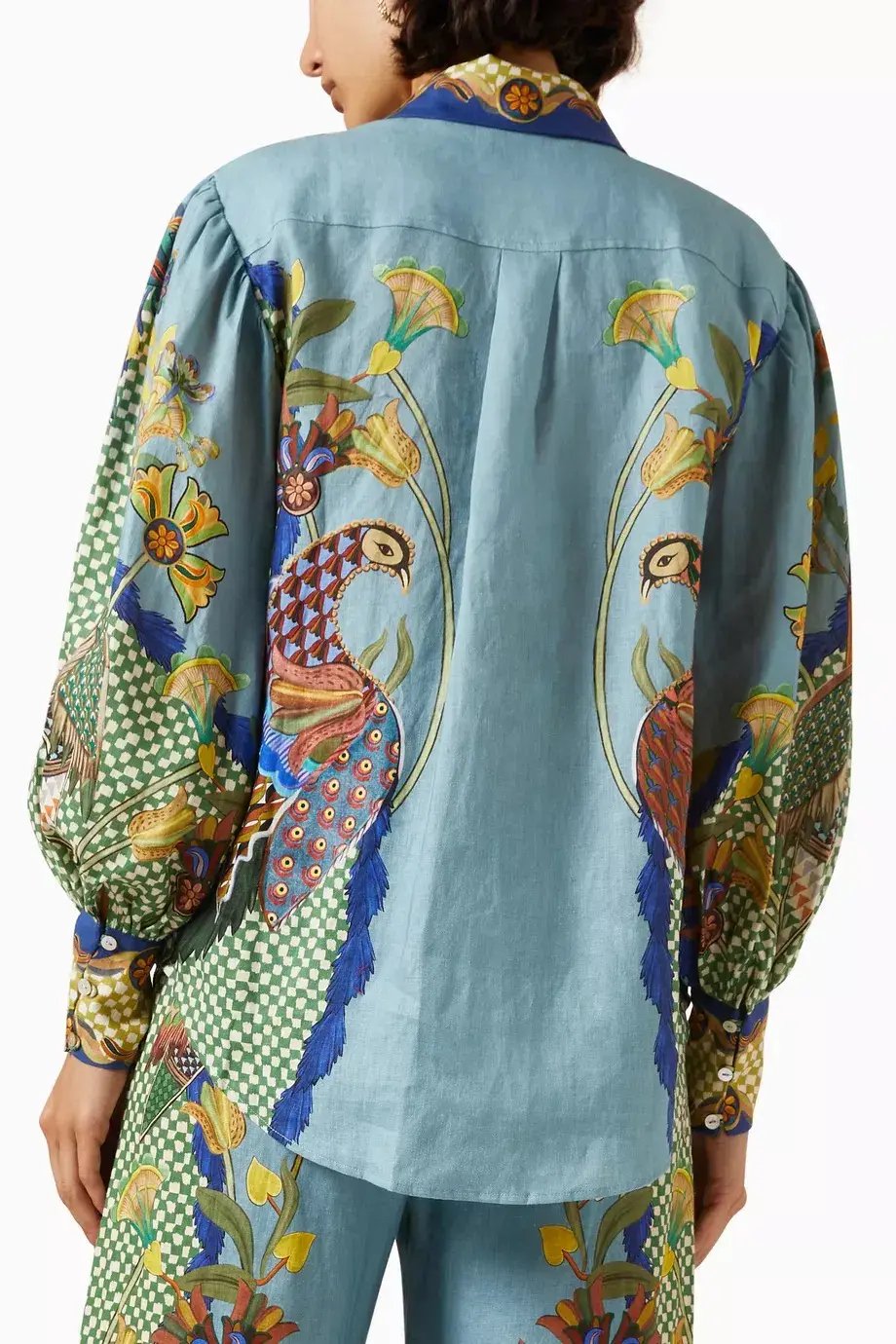 Alemais Gilly Shirt & Pant Set Misty Blue Size AU 6 photo 4