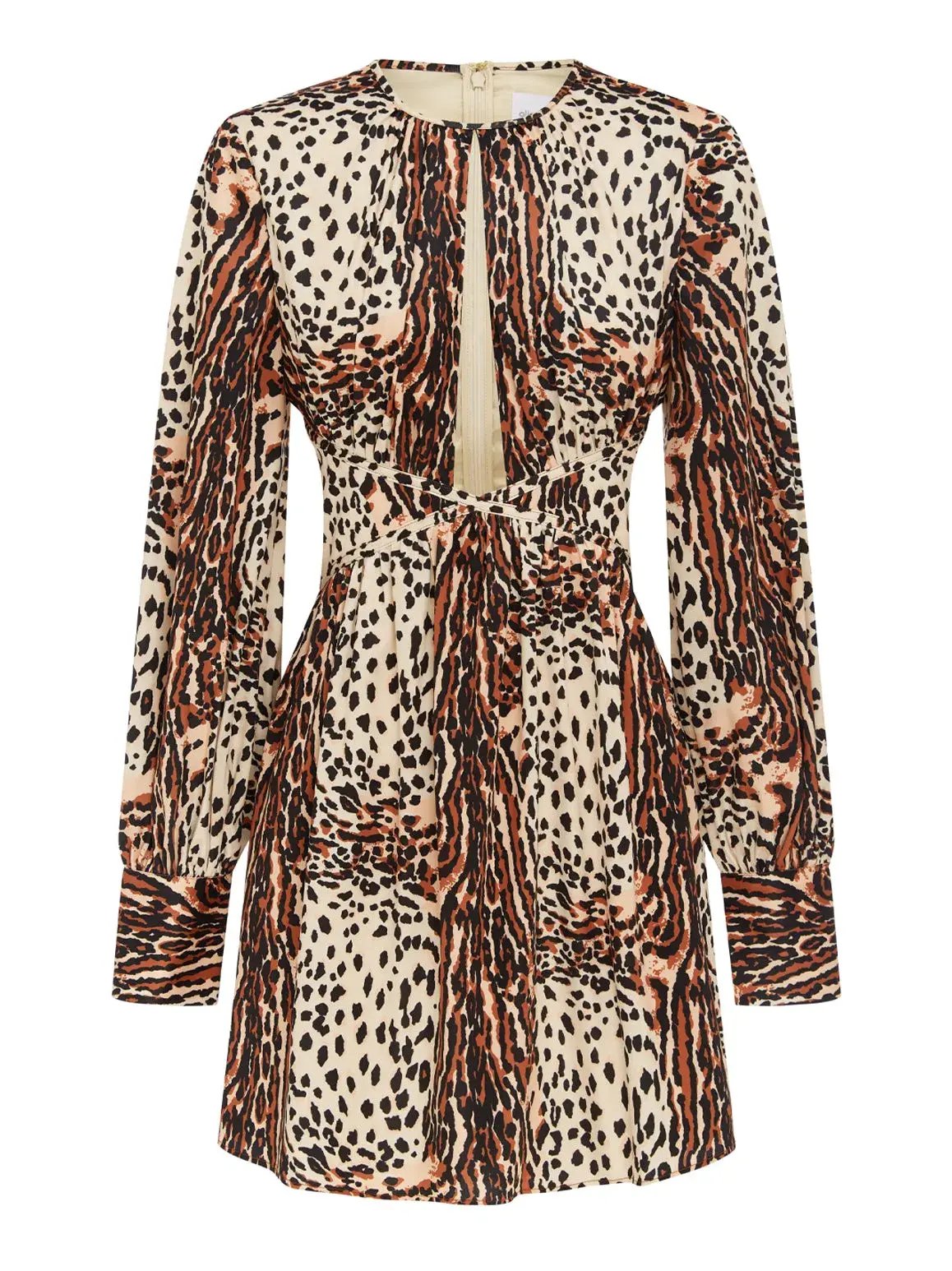Alice McCall Havana Affair Mini Dress Tigers Eye Print Size S / Au 8 photo 6