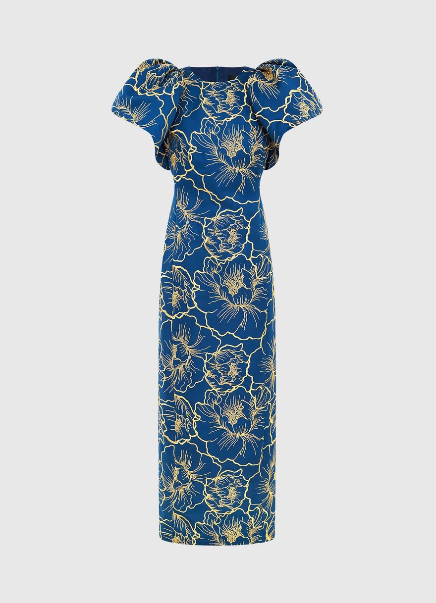 Leo Lin Lucinda Dress - Marine Blue photo 2