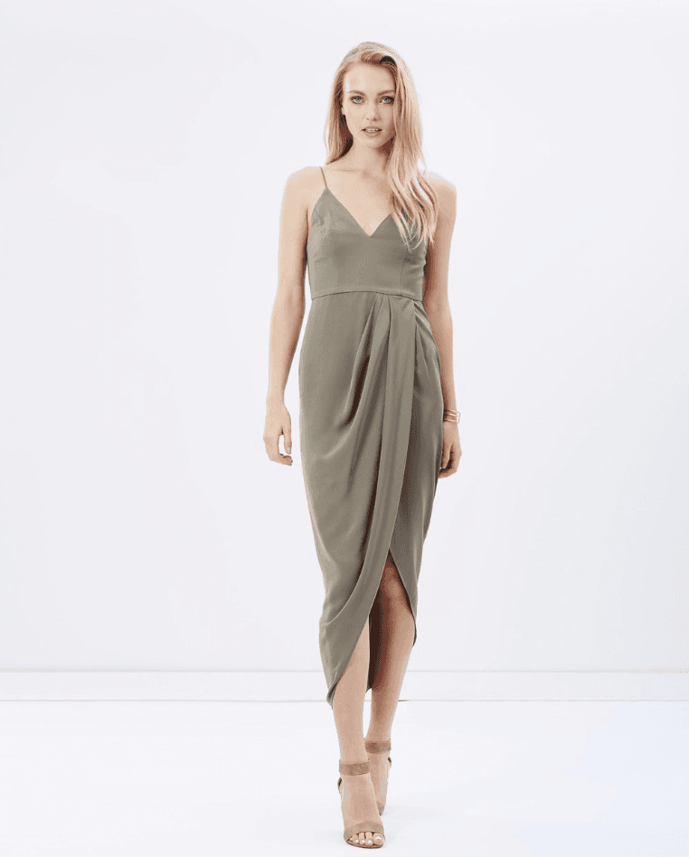 Shona Joy Core Cocktail Green Dress size 6 photo 2