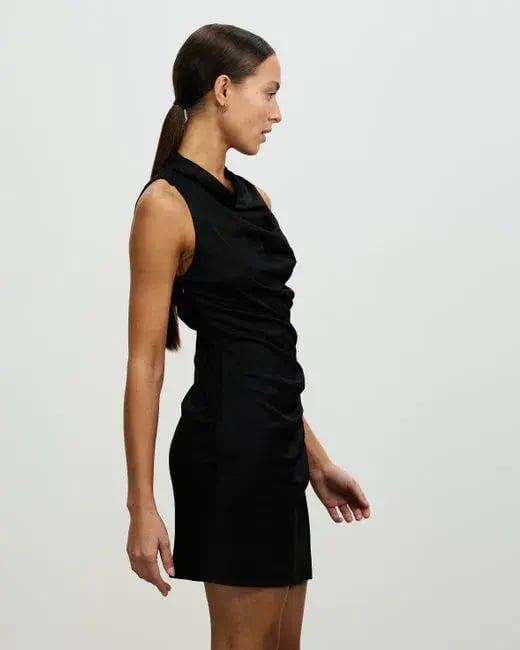 Lover Lisboa Mini Dress Black Size 12 photo 4
