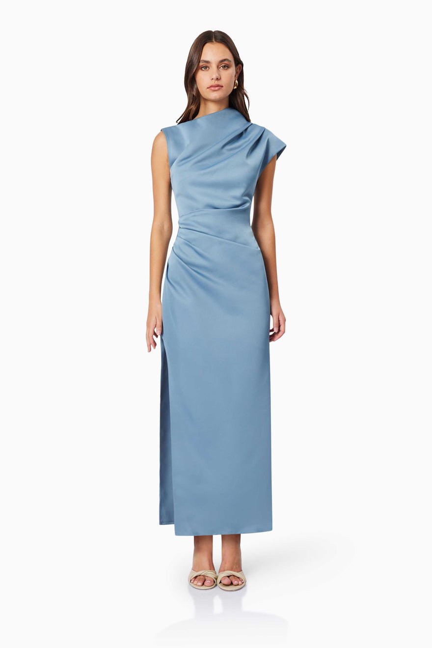 Elliatt Coralie Maxi Dress - Steel Blue photo 4