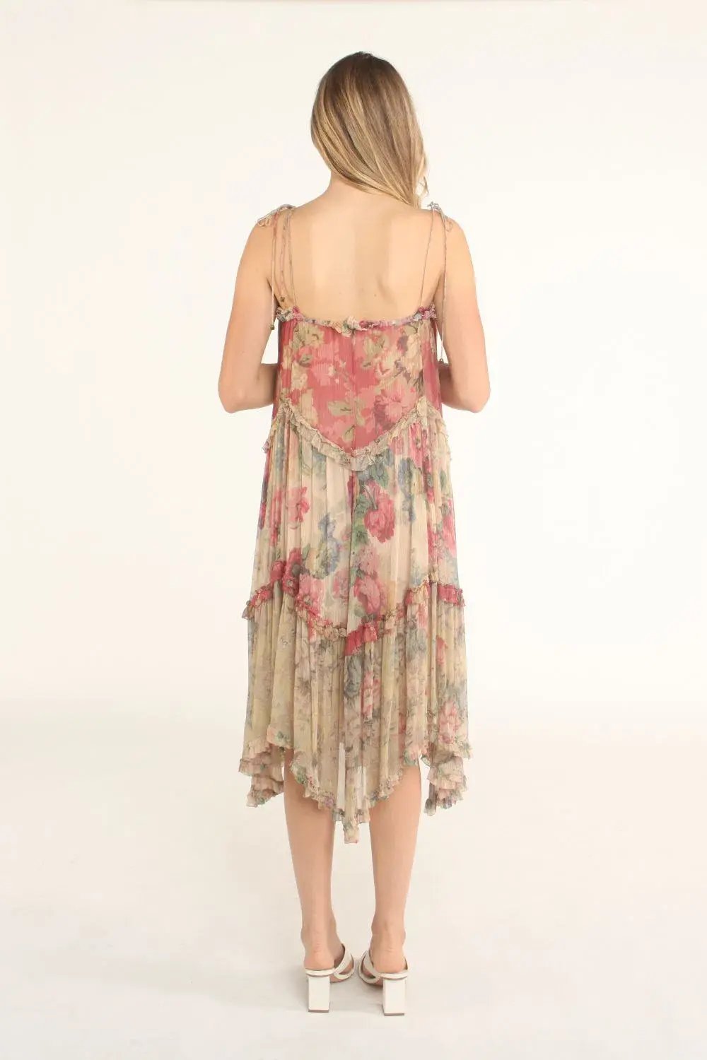 Zimmermann Melody Floating Dress Print Size 2/ AU 12 photo 2