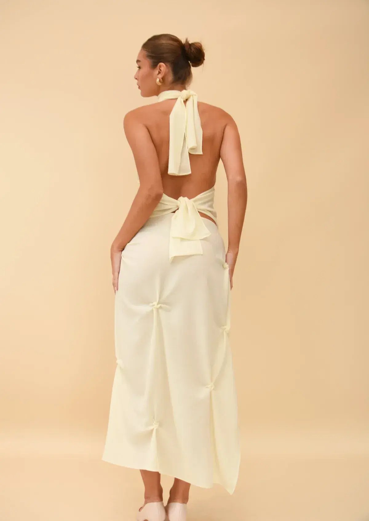 Koster Kulture Marbella Halter & Skirt Ivory Size S / AU 6-8 photo 2