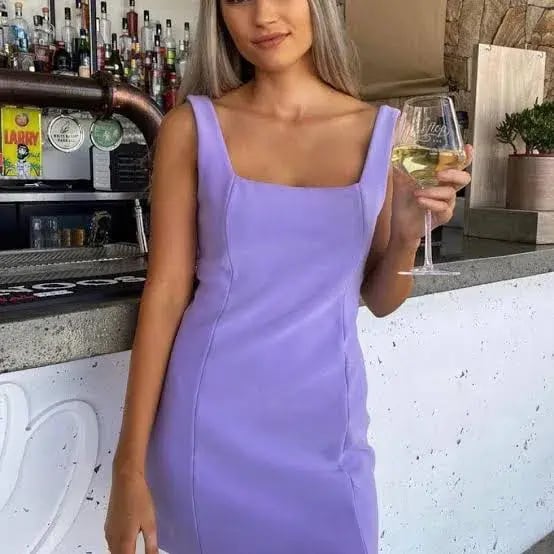 Bec & Bridge Gemma Mini Dress Lilac Size 8 / S photo 5