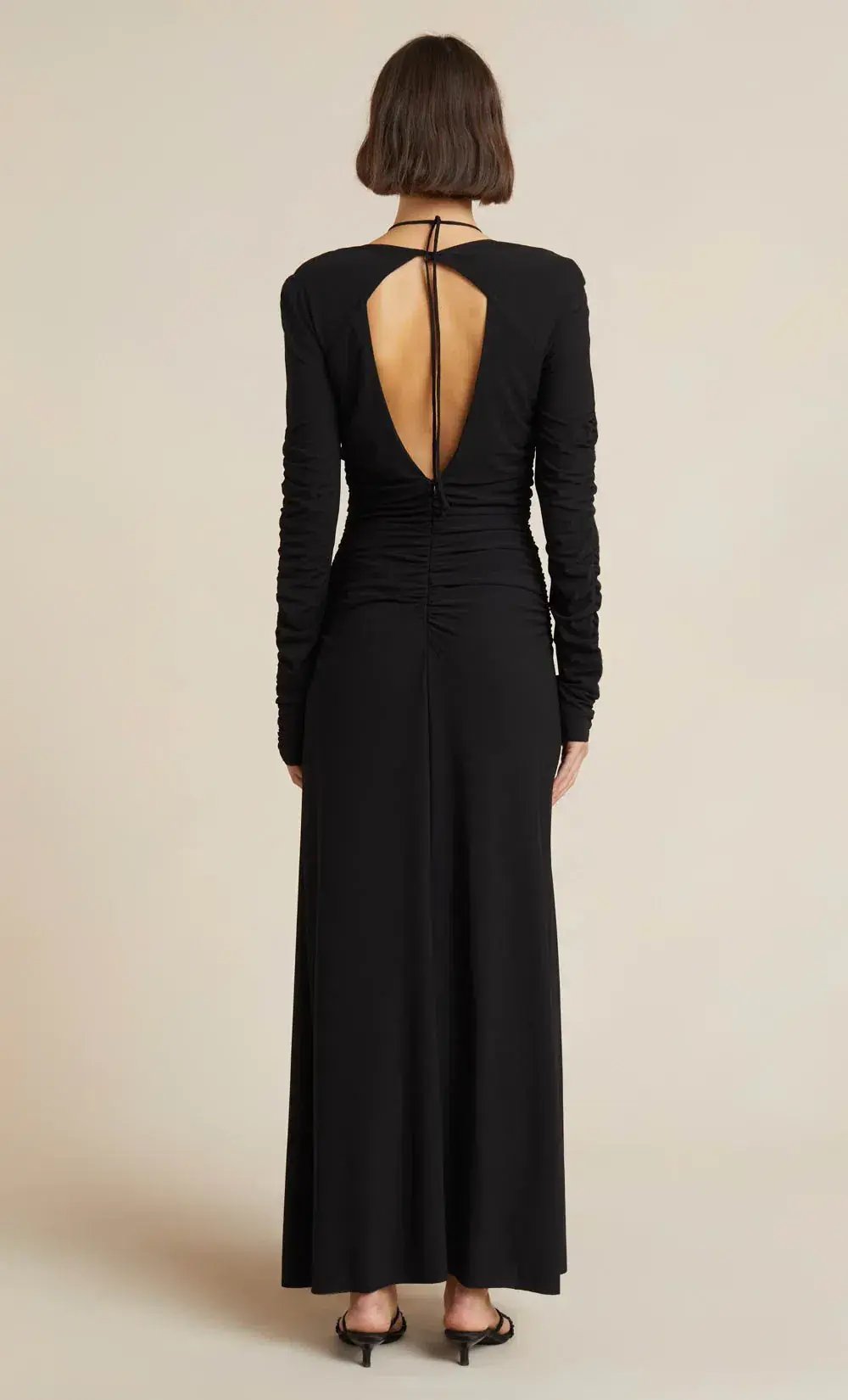 Bec & Bridge Adaline Long Sleeve Maxi Dress Black Size 8 photo 3