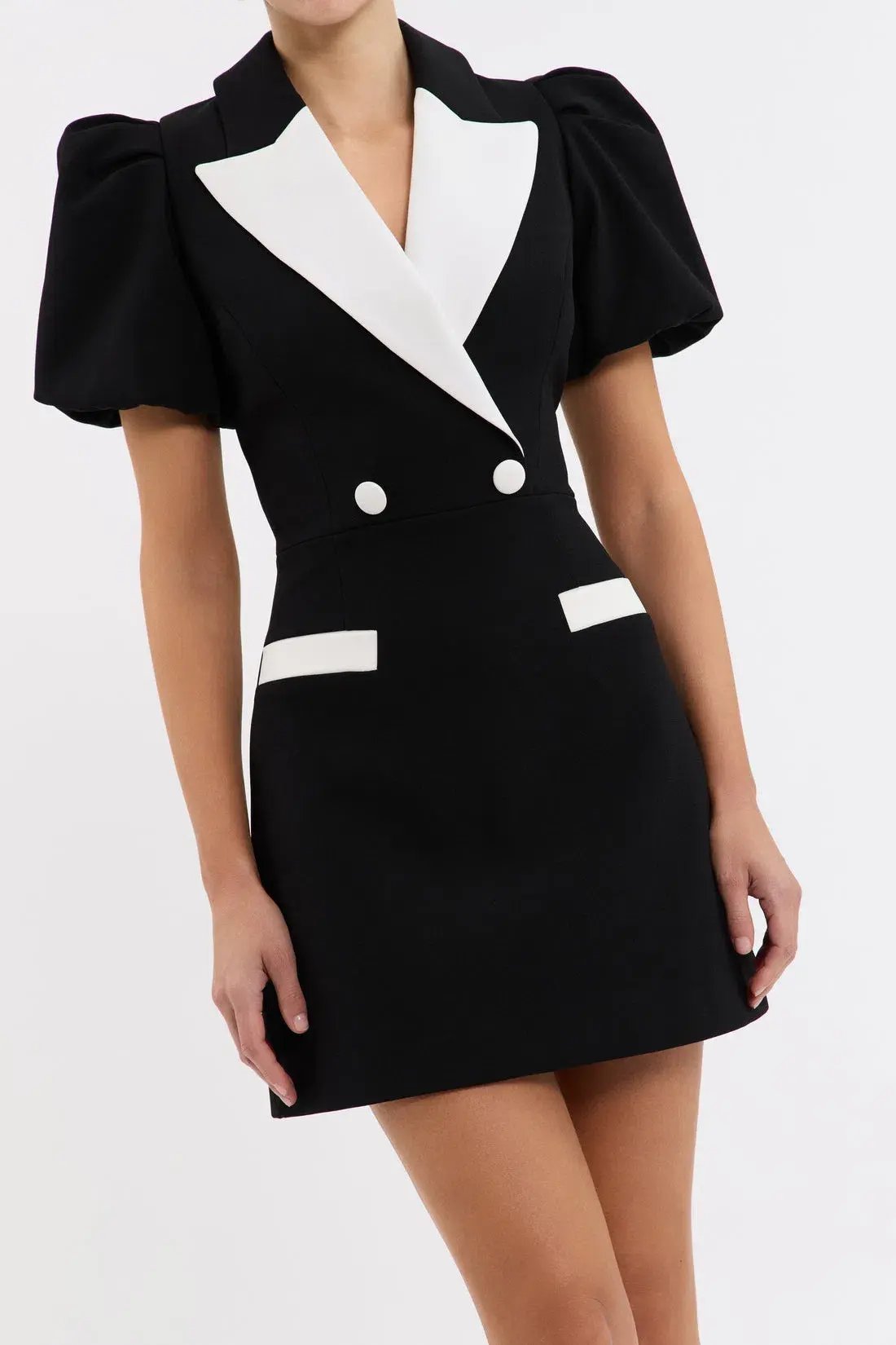 Rebecca Vallance Emma Mini Dress Black Size 8 photo 2
