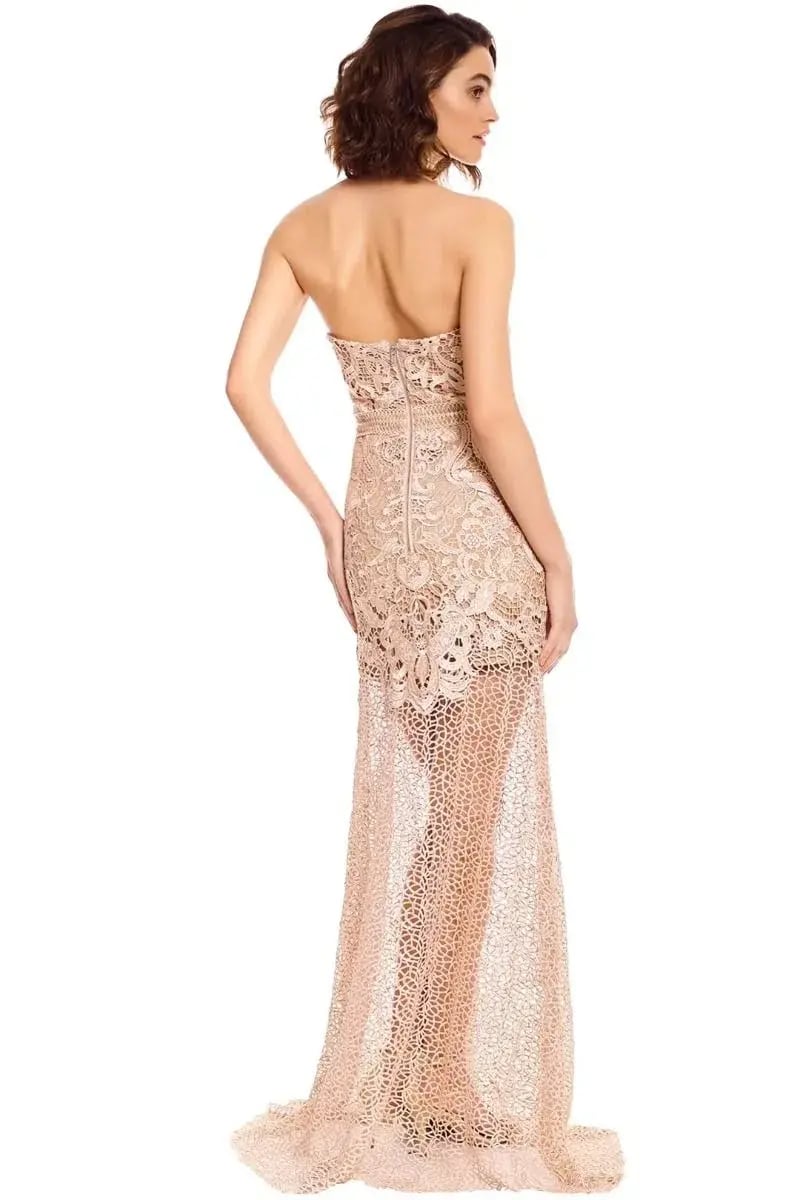 Grace and Hart Adele Gown in Blush Size 12 photo 3