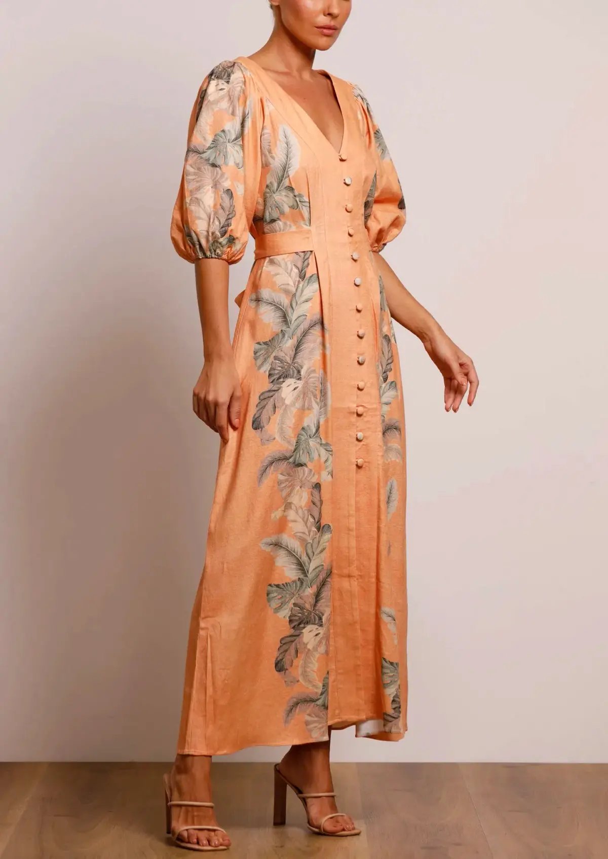 Pasduchas Horizon Midi Dress Earth Size 10 photo 2