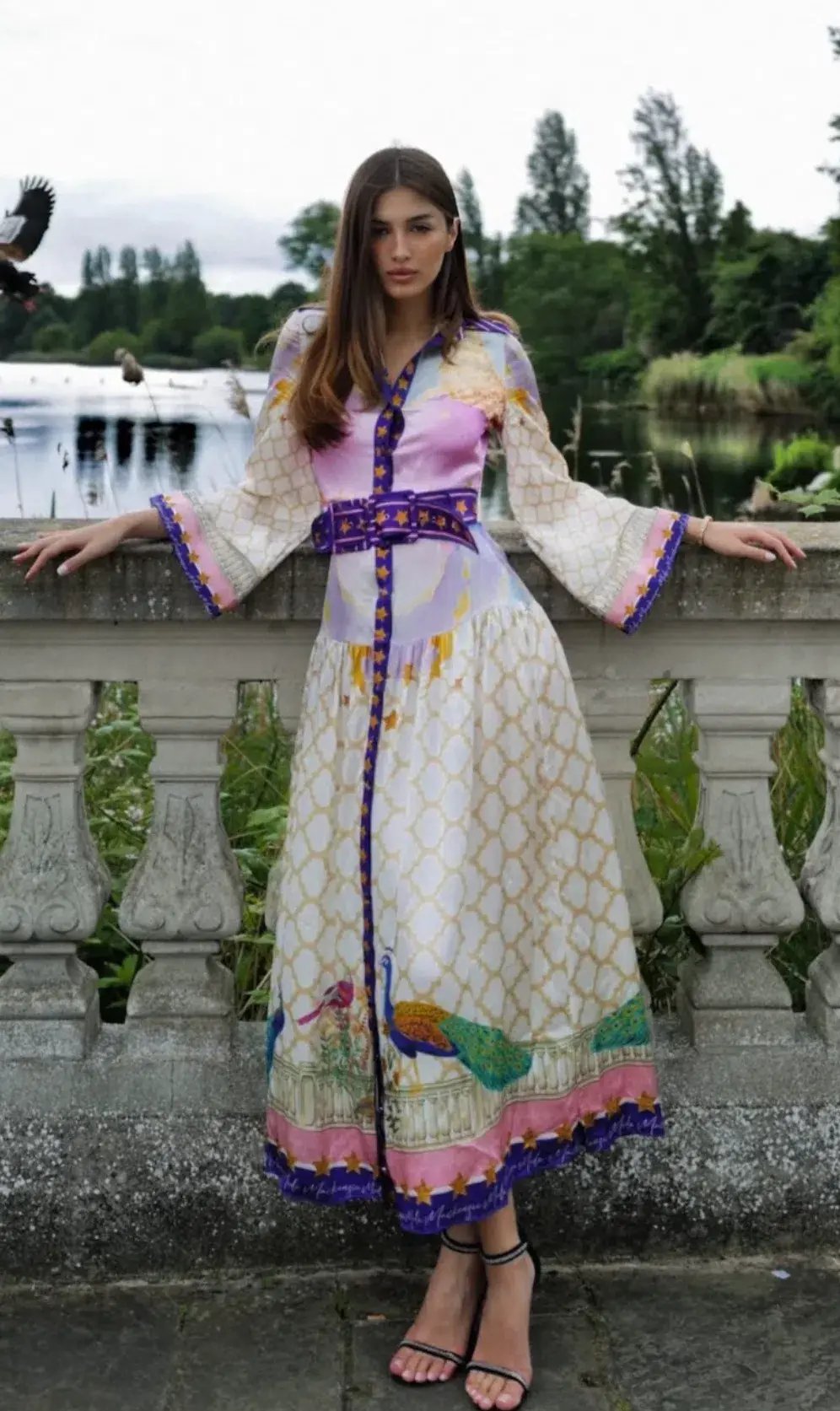 Alémais Holiday Go-to Embroidered Shirt and Skirt Print Size AU 16 photo 14