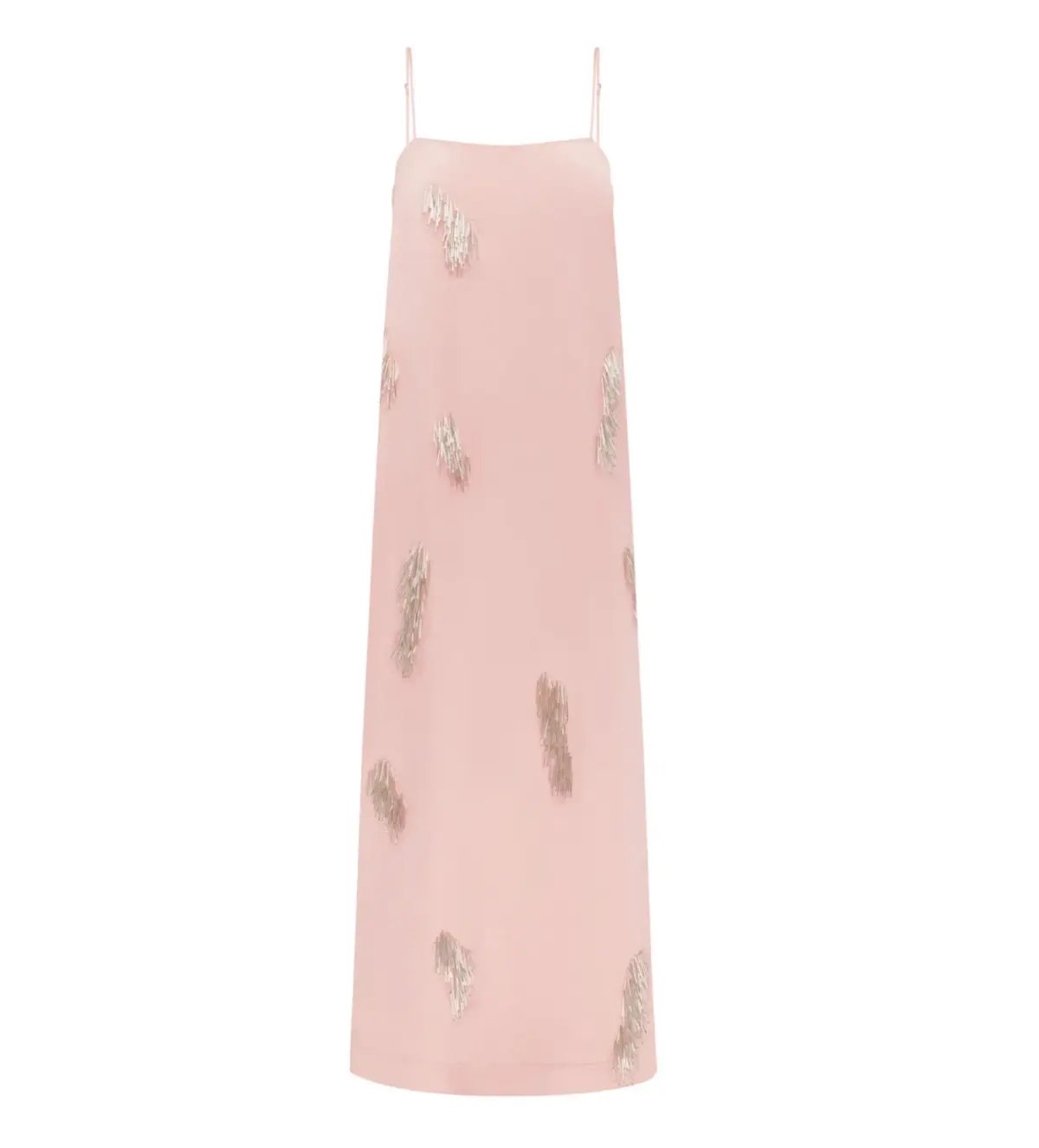Alemais Cindy Embellished Slip Dress Pink Size 10 photo 4