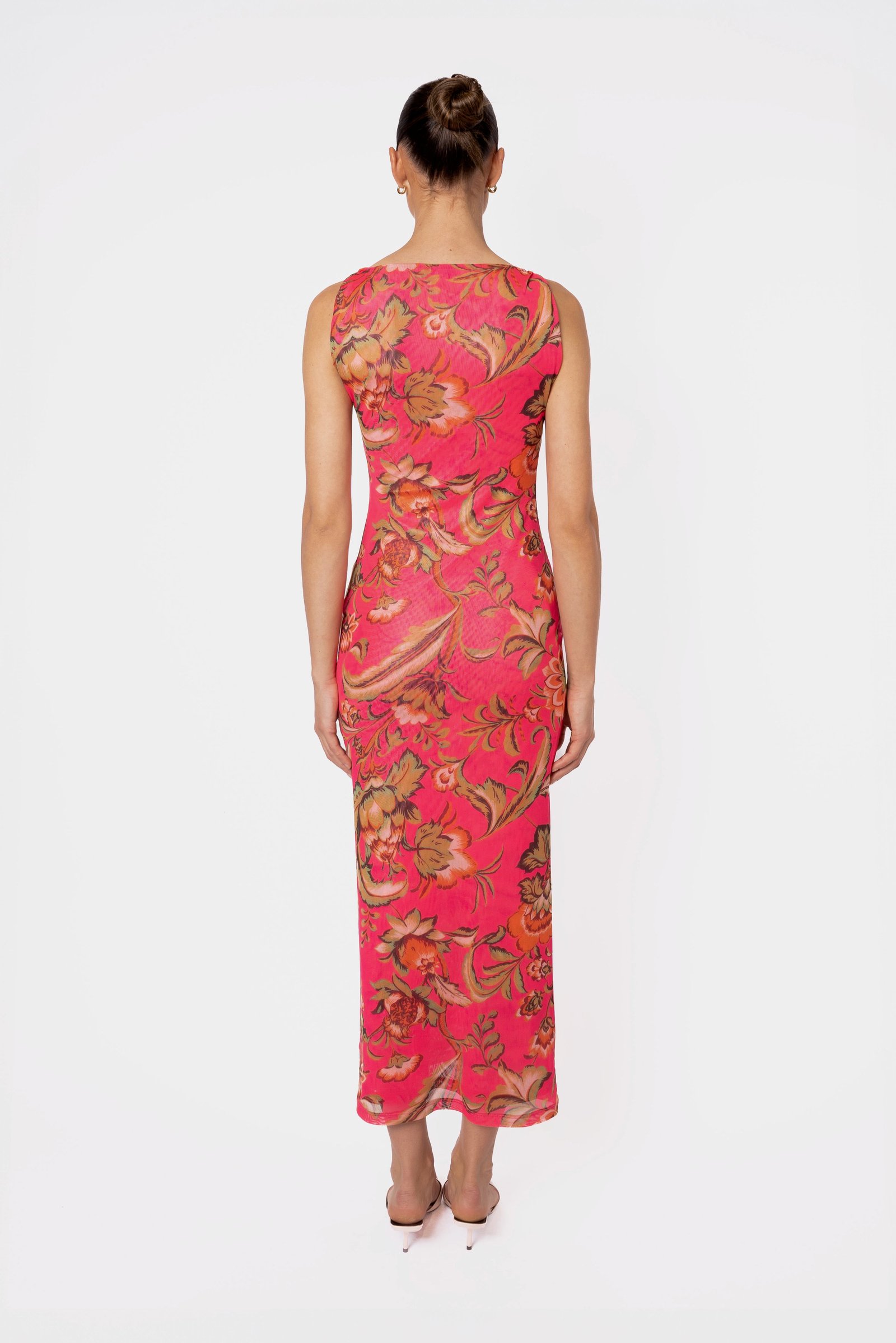 ONE FELL SWOOP TORTO TANK DRESS - PINK PARROT photo 8