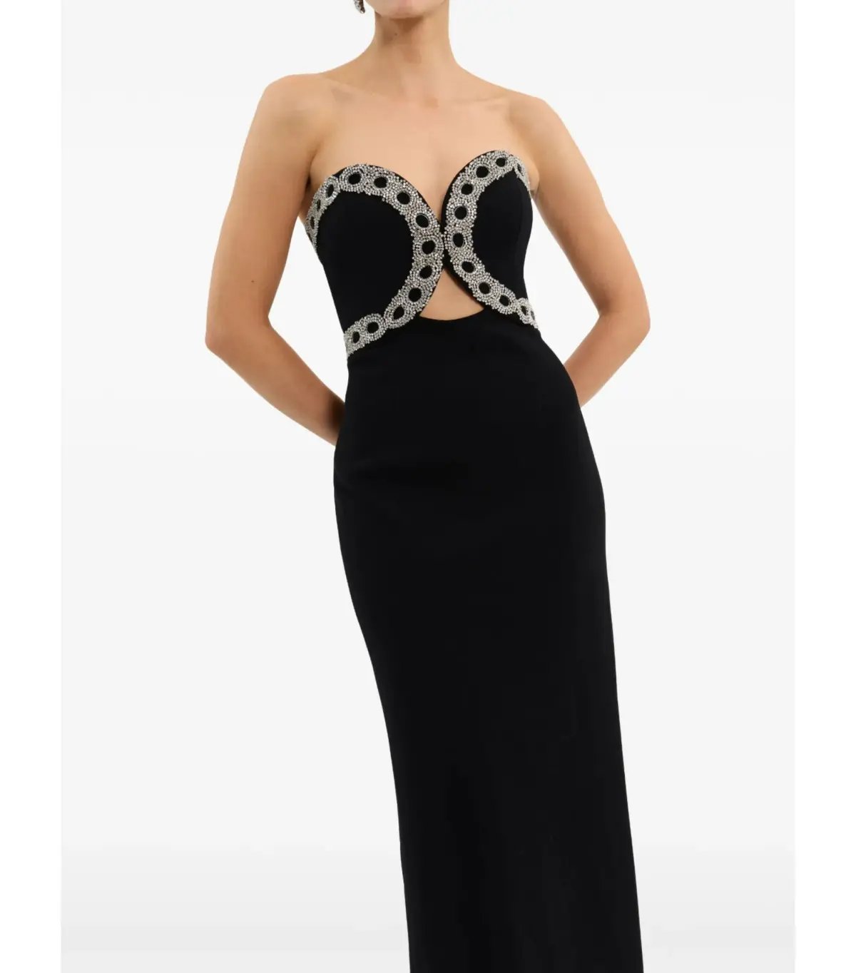 Rebecca Vallance Celinda Gown Black Size 12 photo 4