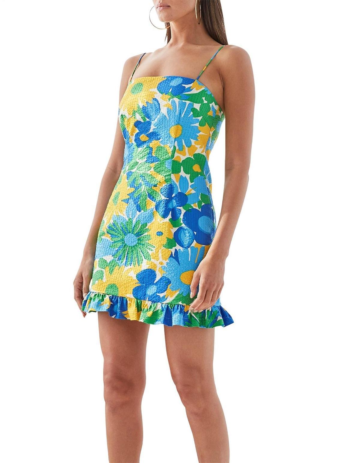 By Johnny Sunday floral frill mini dress photo 2