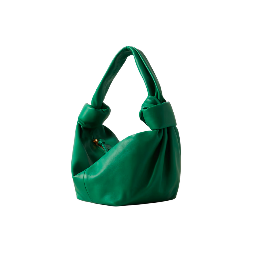 Bottega Veneta Mini Knotted Leather Tote (green) photo 4