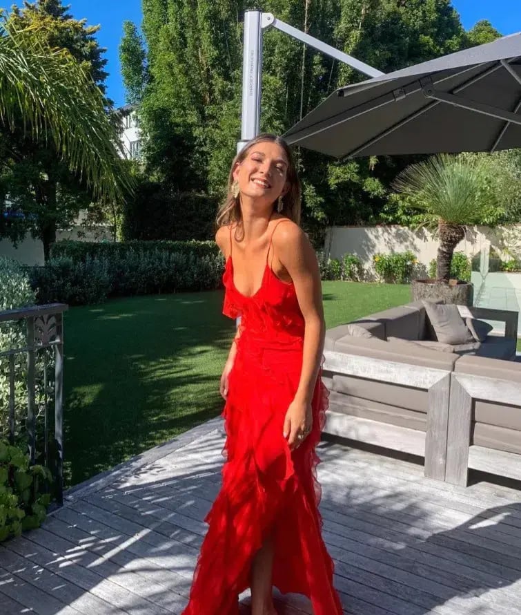 Rat & Boa Cecelia Maxi Dress Red Size M / AU 8 - 10 photo 4