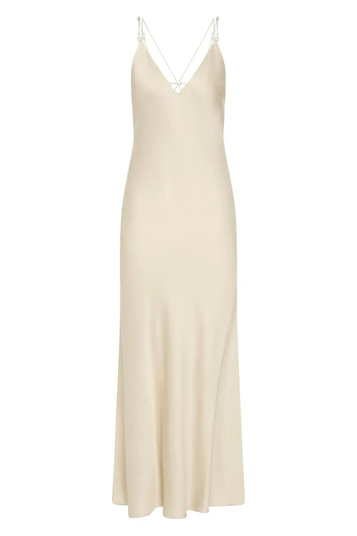 Aje Studio Crossback Midi Dress Oat Size 8 photo 7