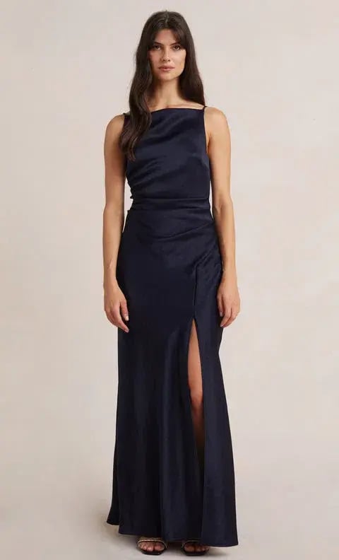 Bec & Bridge The Dreamer Maxi Dress Navy Size 8 photo 3