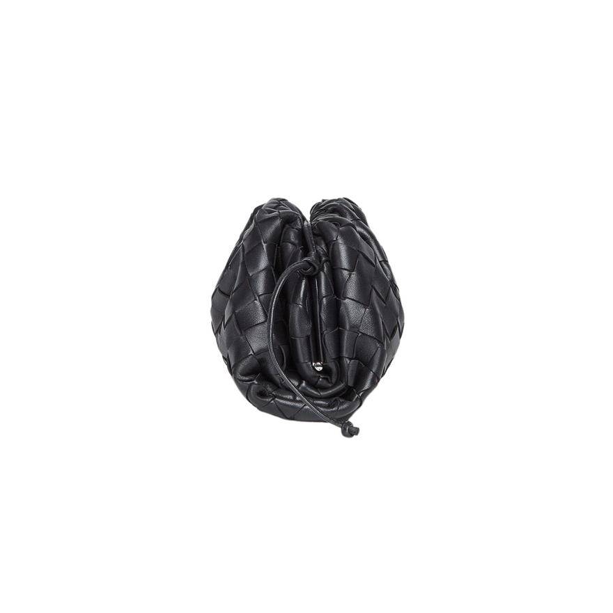 Bottega Veneta Mini Woven Clutch (black) photo 2