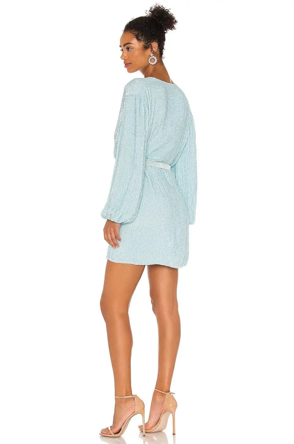 Yeojin Bae Cutout Shoulder Dress Blue Size 6 photo 10