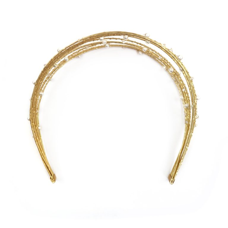 Unsigned Gold Pearl Headband photo 2
